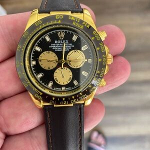Men’s Gold and Black Gorgeous Watch